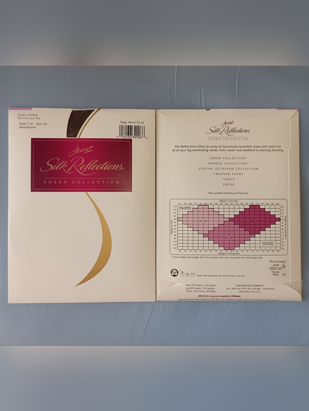 Vintage Hanes Silk Reflections Silky Sheer NEW UNOPENED LOT OF 6 - Picture 4 of 5